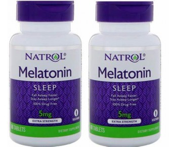 MELATONINA 5MG NATROL SLEEP